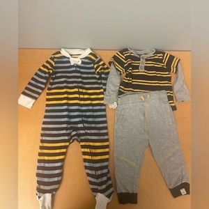 Burt’s Bees Baby cotton onesie and outfit set for 3-6 months